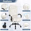 Fauteuil de bureau ergonomique avec repose-pieds Massage-97791559