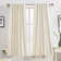 Goffredo 100% Blackout Natural Linen Curtains for Bedroom  Double Layer Drape Farmhouse Thermal Insulated Rod Pocket Back Tab Full Light Blocking 2 Panels for Living Room Nursery