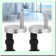Durable Seat Hinge Bolts with Expanding Rubber Nuts and Plastic Screw Fixings