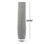 Vase gris décoratif en céramique à motif gravé-977777532
