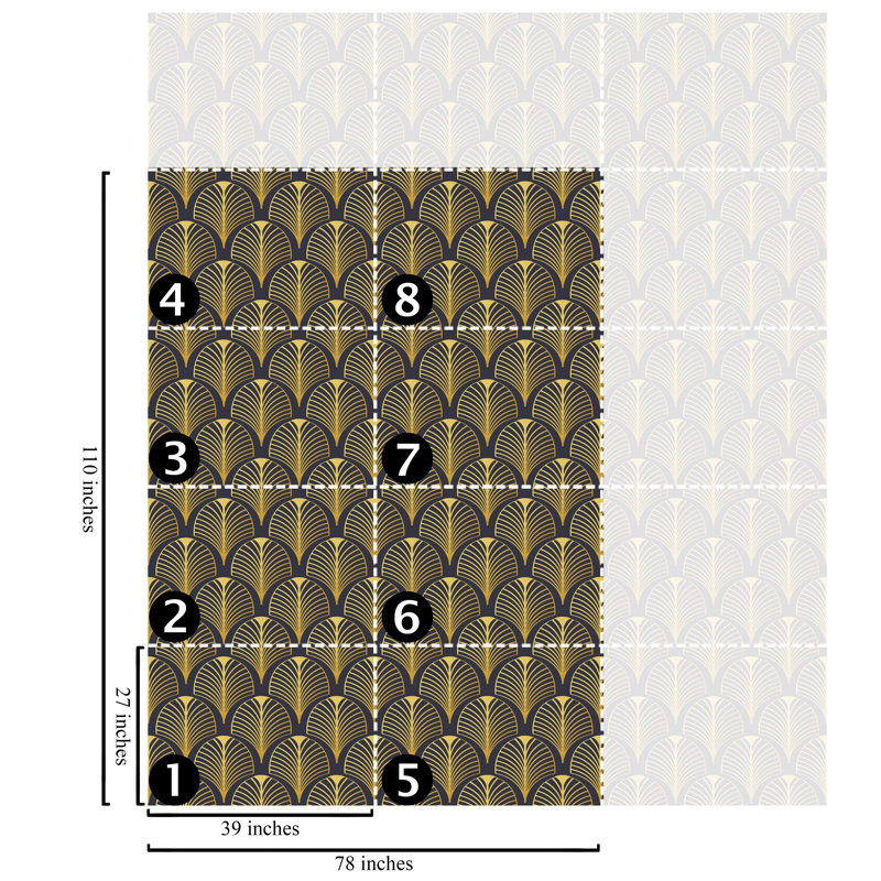 Art Deco Wallpaper In Vintage Style