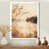 White Picture Framed
