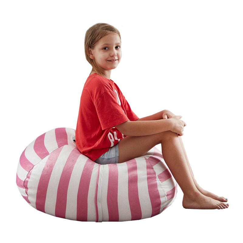 Housse de rangement pour sac de pois 32 po, Microfibre rose / microsuède