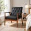 Fauteuil Mid-Century de 68 po de largeur-182214833