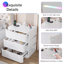 Fully Assembled 3-Drawer Nightstand with Charging Station and Motion Sensor RGB Light, Curved Profil-1146396961-1148960002