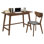 2 Piece Writing Desk Office Set