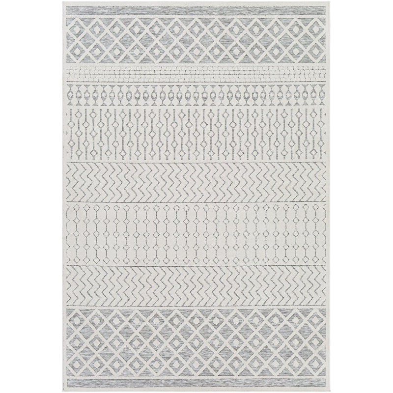 Thao Geometric Indoor / Outdoor Rug, Rectangle 2' x 2'11"