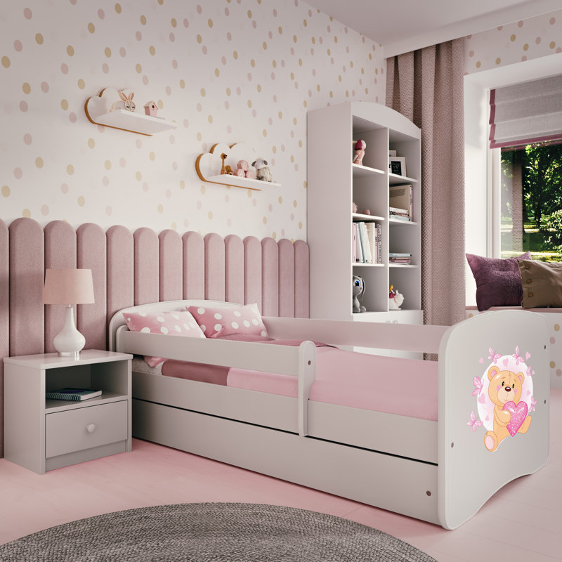 Cicero Standard Panel with Storage Included, Toddler (70 x 140 cm), White