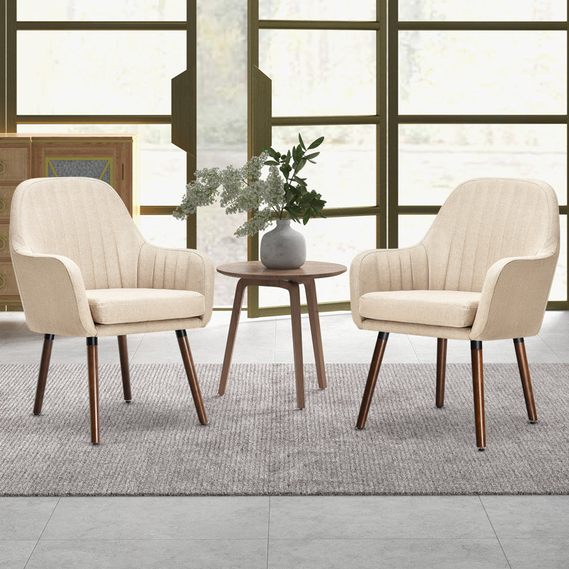 Oblak Upholstered Linen Armchair