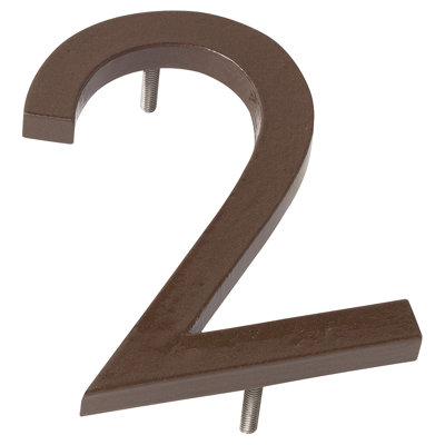 6 in. Floating Mount House Number