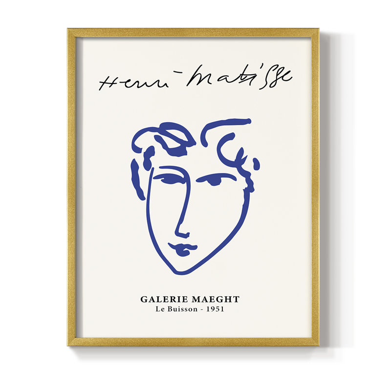 Matisse CVII Framed Print - Solid Wood