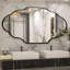 Oval Bathroom Mirror, Aluminium Frame Vanity Mirror with 4mm HD Shatterproof Glass, Wall Mounted Portrait or Landscape-181566496-181566498