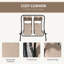 Outsunny 2 Seater Canopy Swing Chair, 2 Separate Chairs, Cup Holders-537212121