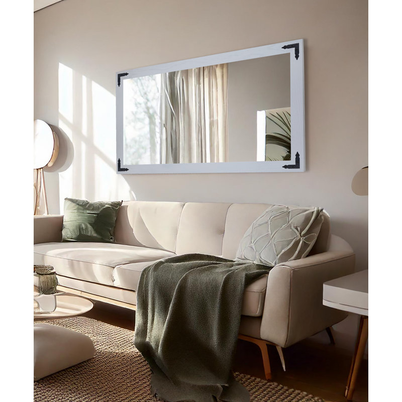 Miroir Gracie Oaks, Gris, 48 po x 33 po