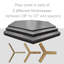 Carrelage singulier d'aspect métal 3D