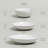 over&back Coupe 12-Piece Glossy White Hand-Finished Porcelain Dinnerware Set