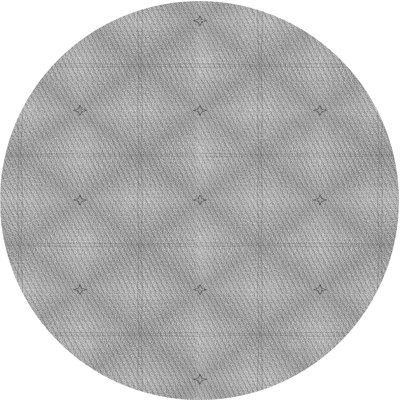 Tapis gris/zone noire à motifs