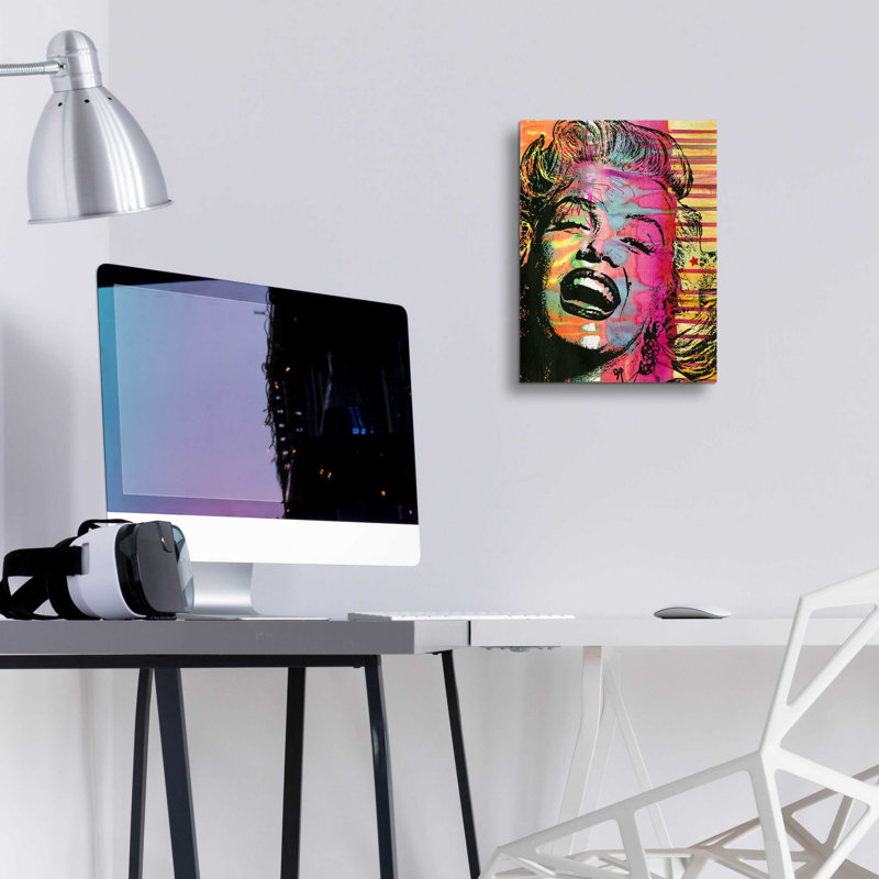 Marilyn - impression sans cadre, H 16 po x l 12 po x P 0,13 po