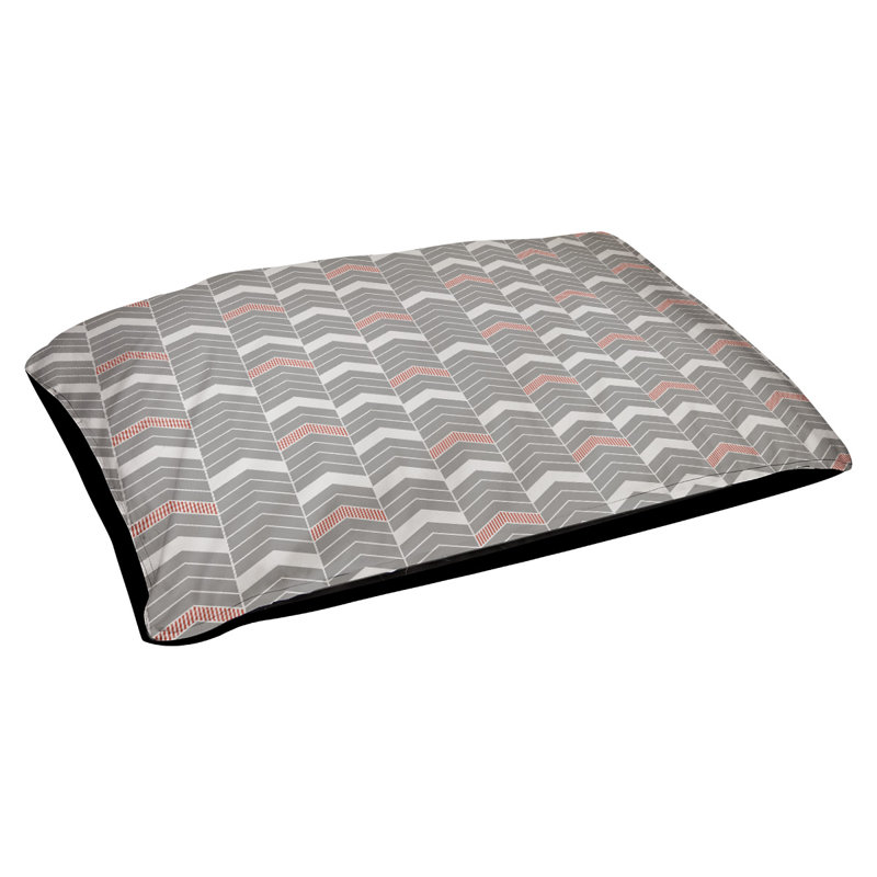 Coussin d'extérieur pour chien Chelan, Moyen (l 40 po x P 6,5 po x H 30 po), Rouge