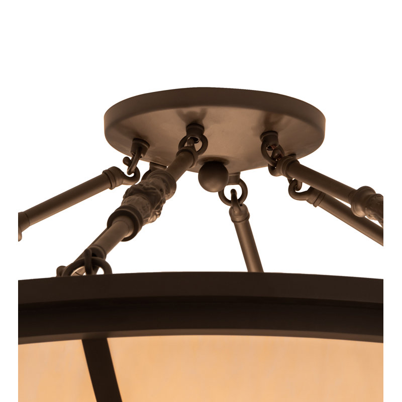 4 - Light Semi Flush Mount