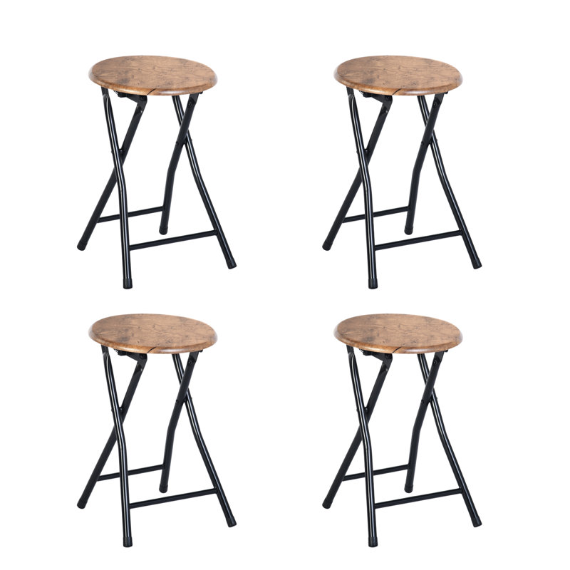 Alipio Counter Stool with Metal Frame