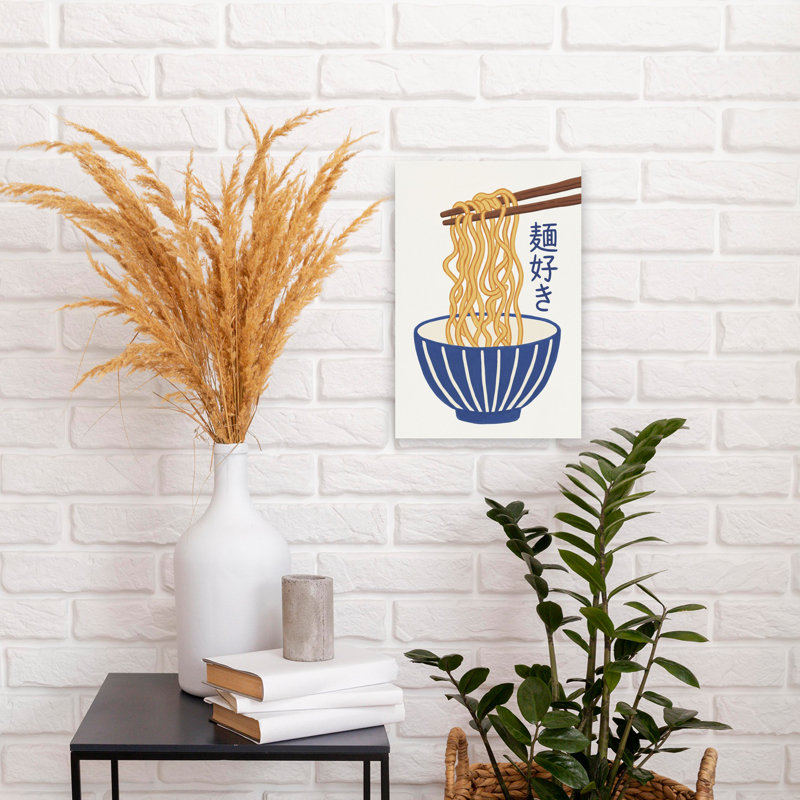Art mural contemporain Delici Ramen Bowl, H 18 po x l 12 po