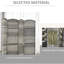 4 Panel Room Divider, 6' Tall Folding Privacy Screen. Mixed Gray Hand-Woven Wood Partition For Home. Versatile Office, Bedroom. Lightweight, Foldable, . No Assembly Required , Foldable.