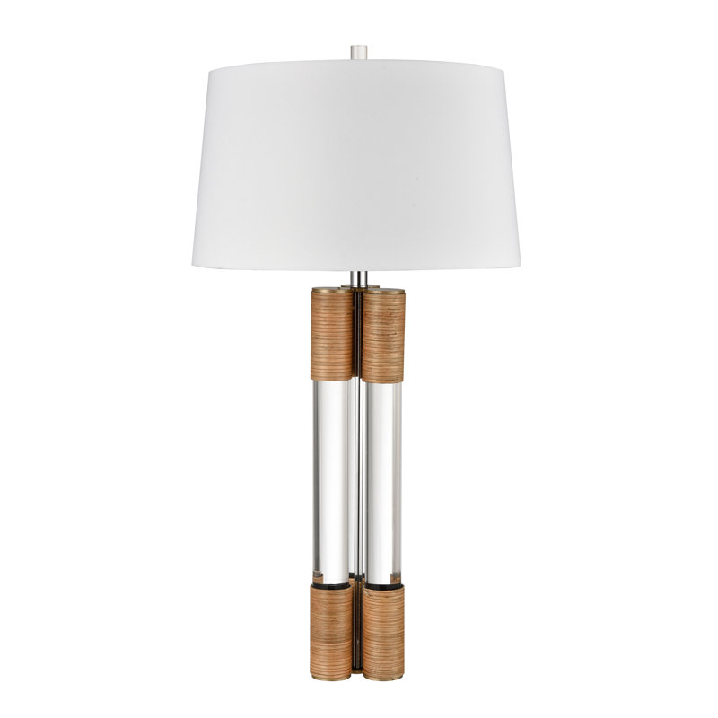 Island Gate 37'' High 1-Light Table Lamp - Clear