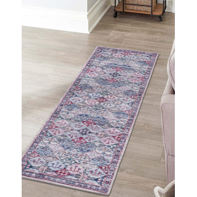 Hazlett Chenille Geometric Indoor Rug