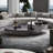 Light luxury modern revolving coffee table-108466913-108466917