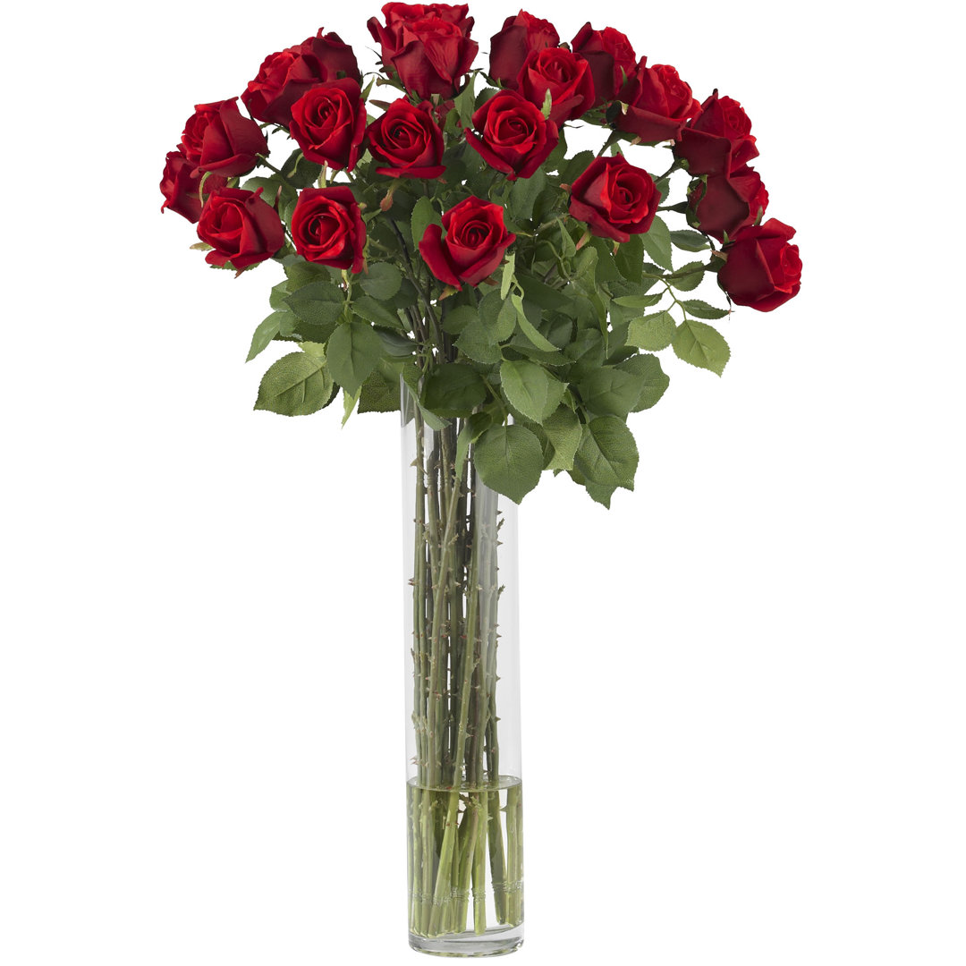 Roses Arrangement in Vase Primrue
