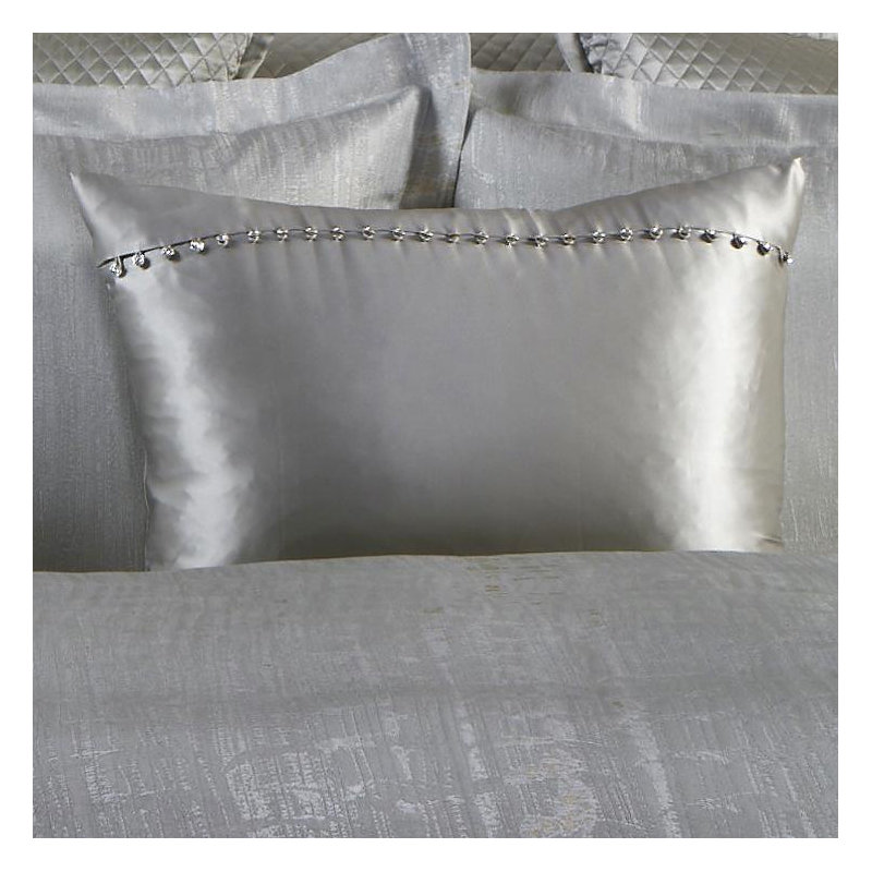 Silk Crystal Button Sham