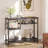 Rosevell 39.4" Console Table for Entryway with 4 Tier Storage Shelves-100695376