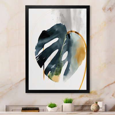 " Green Philodendron Leaf IV "