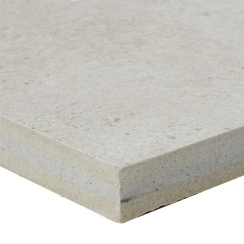 Haut Monde 24" x 3" Porcelain Bullnose Tile Trim in Nobility Cream