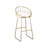 Ljuda Upholstered Counter Stool with Metal Frame