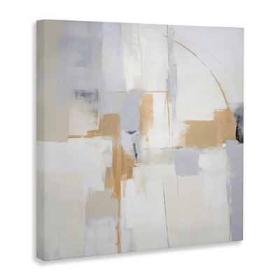 Toile visionnaire jaune subtile, design par Irena Orlov