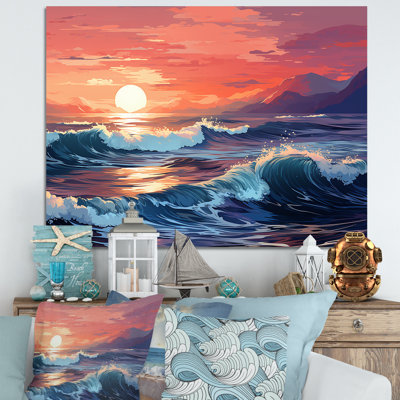 «Rainbow Beach Sunset III», reproduction sur toile
