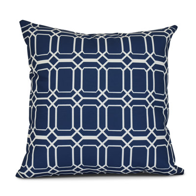 Sail, Sun, & Fun Geometric Reversible Throw Pillow