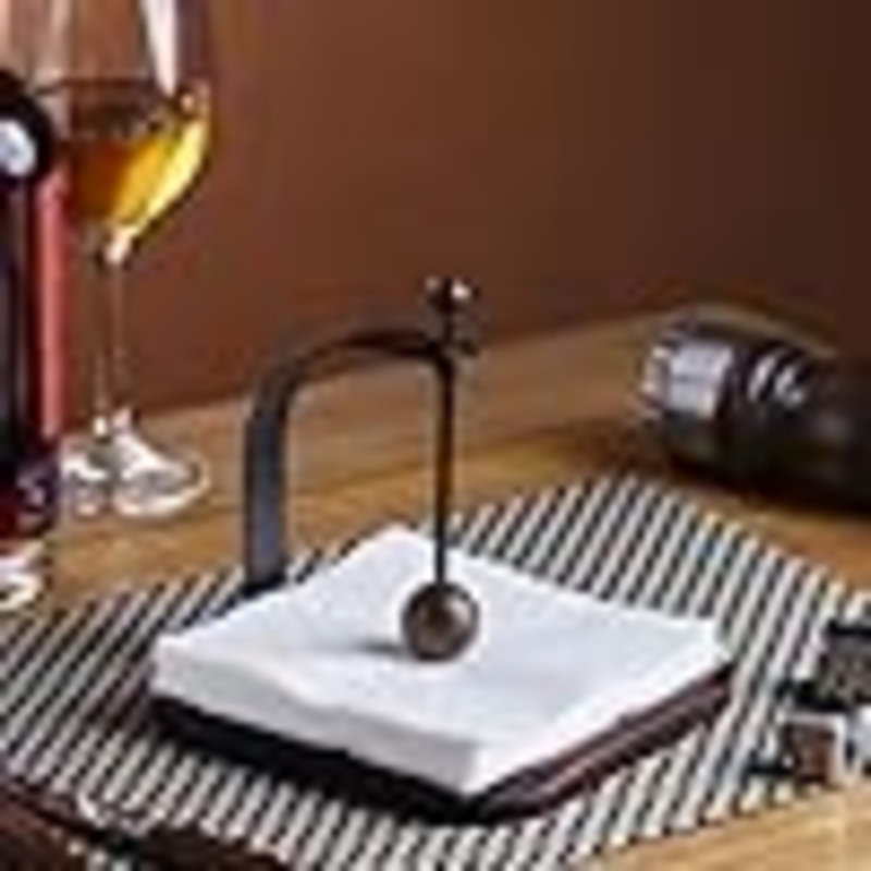 Porte-serviettes de table, élégant carré en bois pour distributeur de table avec accoudoirs lestés, parfait pour la cuisine, le bureau, le restaurant, la décoration intérieure, le café et l'extérieur, cadeau de réchauffement.