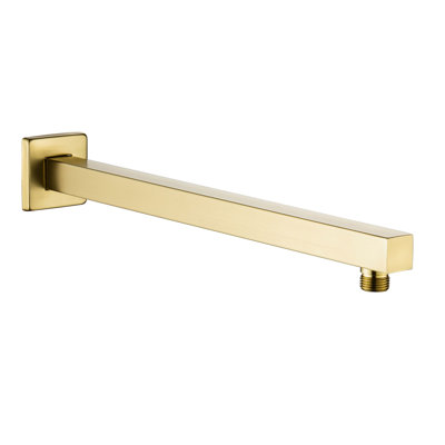 16 Inch Wall Mounted Shower Arm With Flange