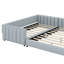 Lit plateforme tapissier grand et simple TG-102079799