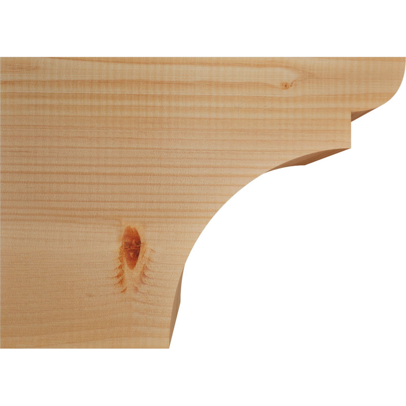 Yorktown Smooth Rafort Tail, Sapin de Douglas, H 12 po x l 16 po x P 5,5 po