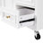 52'' Kitchen Island With Drop Leaf And Wheels. White, Design, Spice Rack, Towel 2 Doors, 5 Drawers, Adjustable Shelf For Elegant Modern Luxury Coastal Practical Function Storage. White Finish,-59823617