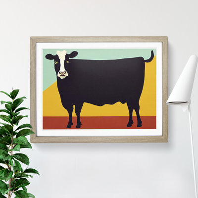 Cow Abstract Vol.1 1 Piece Single Picture Frame Wall Art