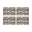Xmas Vegan Leather Rectangle Placemats-1478623301