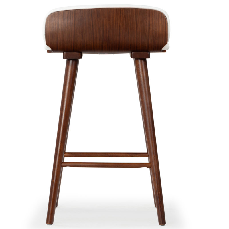 Vanya Barstool, White, Bar Stool - 31.1"