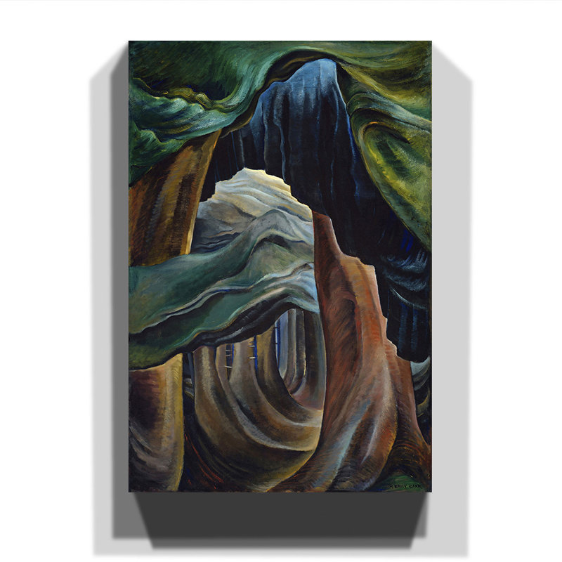 Emily Carr - Wrapped Canvas Painting, 100cm H x 70cm W