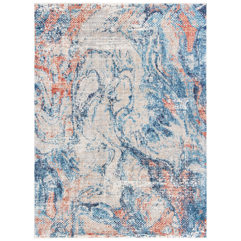 Madison Performance Abstract Rug, Rectangle 9' x 12'