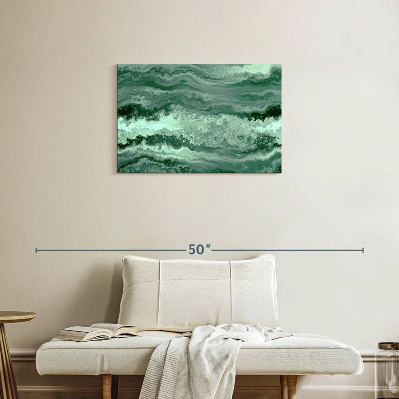 Abstrait en malachite poli Avery